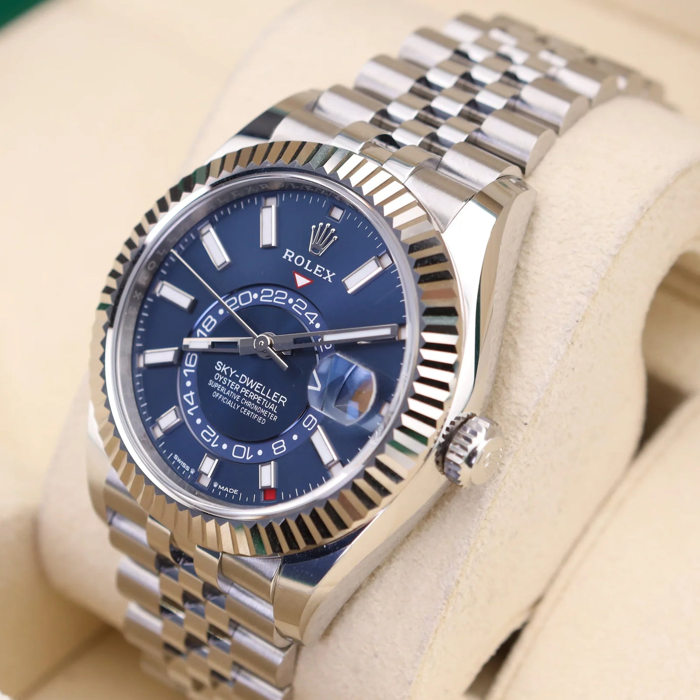 Rolex Sky-Dweller Blue Dial on Jubilee 336934
