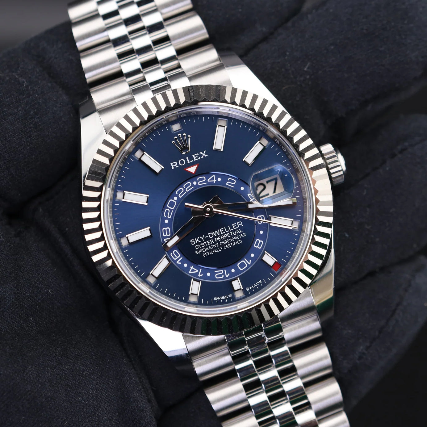 Rolex Sky-Dweller Blue Dial on Jubilee 336934