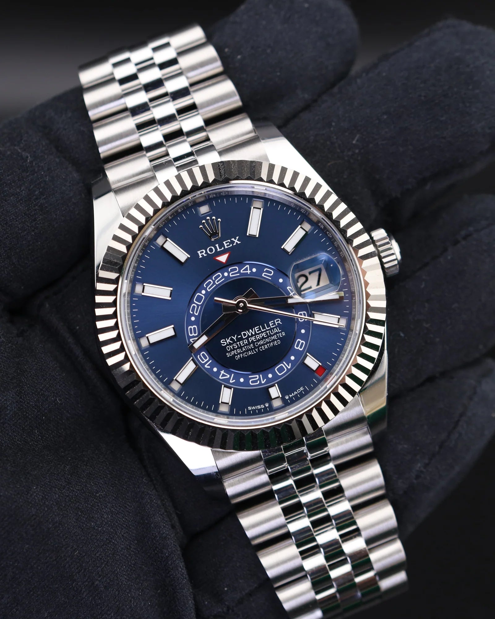 Rolex Sky-Dweller Blue Dial on Jubilee 336934