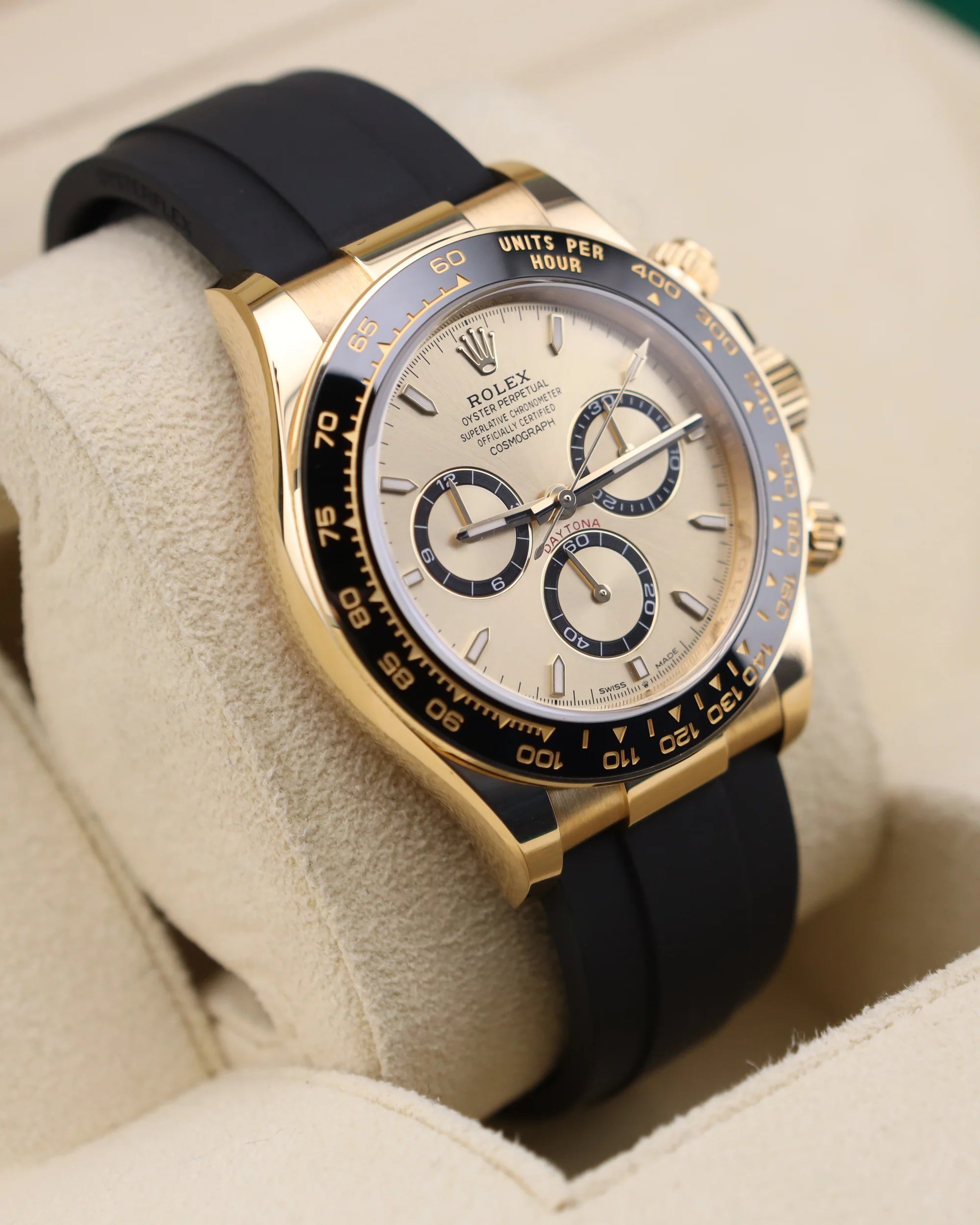 Rolex Daytona Champagne Dial on Oysterflex 126518LN