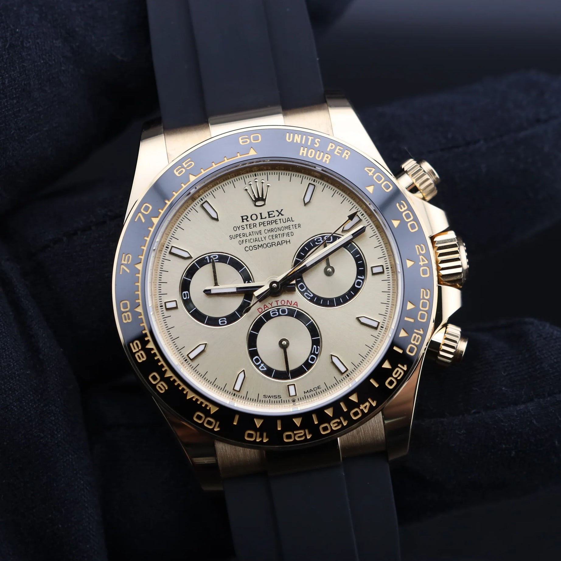 Rolex Daytona Champagne Dial on Oysterflex 126518LN