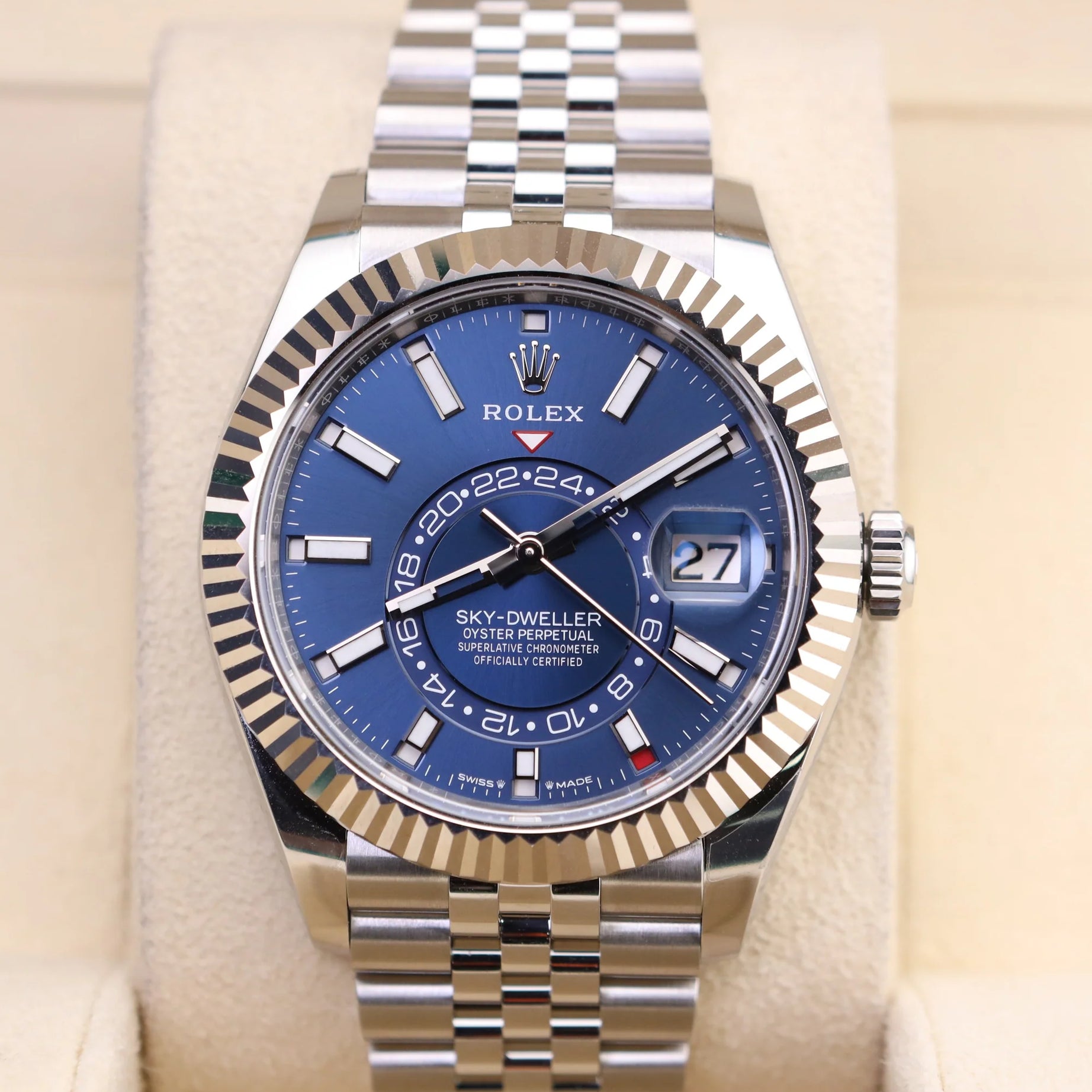 Rolex Sky-Dweller Blue Dial on Jubilee 336934